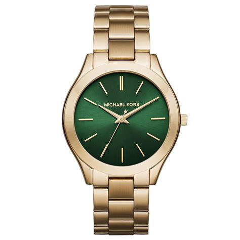 gold michael kors watch green face|Green Michael Kors Watches .